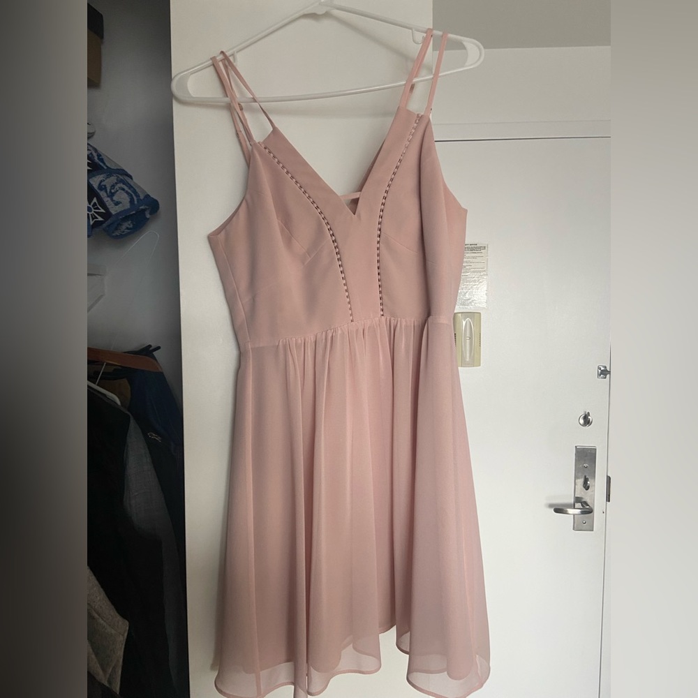 BCBG Generation size six blush dress
